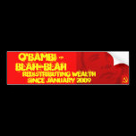 O'Bambi & Blah-Blah Spreading your Wealth Around bumper stickers