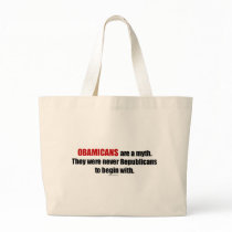 Obamicans are a Myth, They Were Never Republicans Canvas Bag