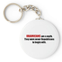 Obamicans are a Myth, They Were Never Republicans Key Chain