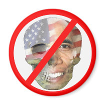 OBAMNO 5 FRIDGE MAGNET