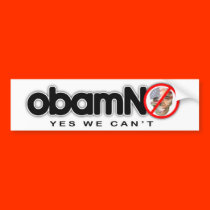 OBAMNO 6 bumper stickers