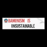 Obamunism is Unsustainable bumper stickers