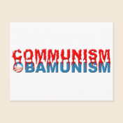 Obamunism postcard