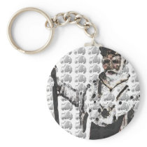 OBATALA KING OF THE ORISHAS KEY CHAINS