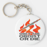 Obedezca al oboe o muera llavero