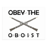 Obedezca al oboe tarjetas postales