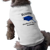 Obedience School Graduate - Blue Cap pet clothing