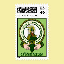 O'Beirne Clan Motto Postage Stamps