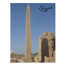 obelisco del karnak tarjetas postales