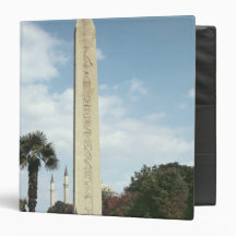 Obelisk of Theodosius I, with a Roman base 3 Ring Binder