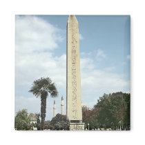Obelisk of Theodosius I, with a Roman base Refrigerator Magnets