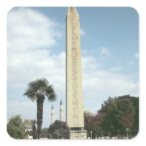 Obelisk of Theodosius I, with a Roman base Stickers