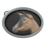Oberhasli  Dairy Goat Belt Buckle
