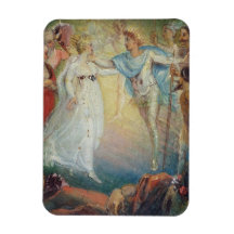 Oberon and Titania from 'A Midsummer Night's Dream Vinyl Magnets