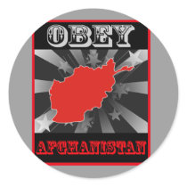 Obey Afghanistan stickers