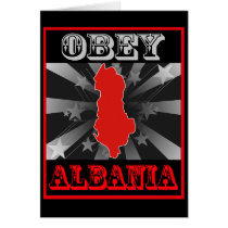 Obey Albania cards by FlagStore Obey Albania cards