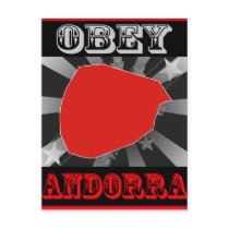 Obey Andorra postcards by coolcountry Obey Andorra postcards