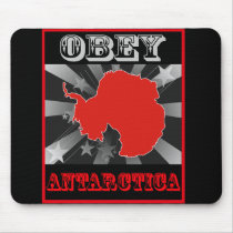 Obey Antarctica Mousepads