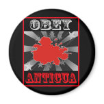 Obey Antigua magnets