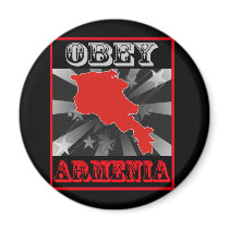 Obey Armenia Refrigerator Magnet