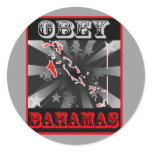 Obey Bahamas Round Sticker