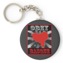 Obey Basque Key Chain