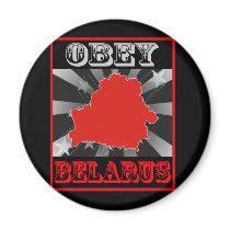 Obey Belarus Fridge Magnets