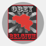 Obey Belgium Stickers