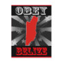 Obey Belize Post Cards
