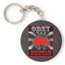 Obey Bhutan Keychain