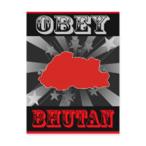 Obey Bhutan Postcard