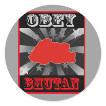 Obey Bhutan Stickers