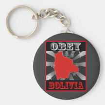 Obey Bolivia Key Chain