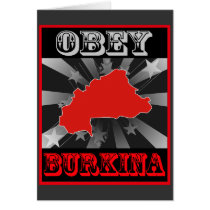 Obey Burkina cards