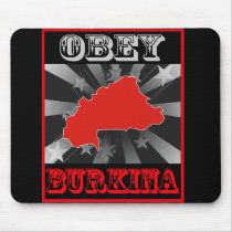 Obey Burkina mousepads