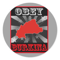 Obey Burkina stickers
