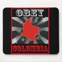 Obey Colombia mousepads