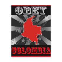 Obey Colombia postcards