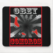 Obey Comoros mousepads