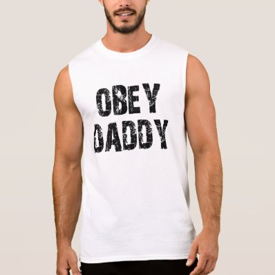 OBEY DADDY SLEEVELESS SHIRTS