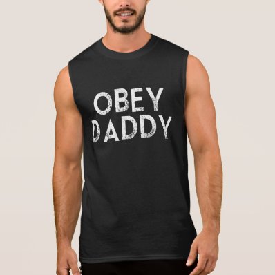 OBEY DADDY SLEEVELESS T-SHIRTS