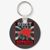 Obey Estonia keychains by coolcountry Obey Estonia keychains
