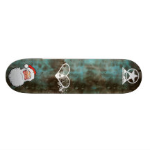 Obey Father Christmas when he rides a skateboard!