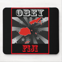 Obey Fiji mousepads