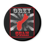 Obey Guam magnets