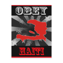 Obey Haiti postcards by coolcountry Obey Haiti postcards