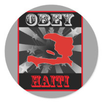 Obey Haiti stickers by coolcountry Obey Haiti stickers
