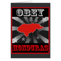 Obey Honduras cards by coolcountry Obey Honduras cards