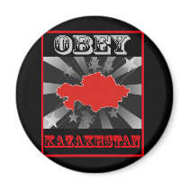 Obey Kazakhstan magnets