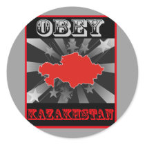 Obey Kazakhstan stickers